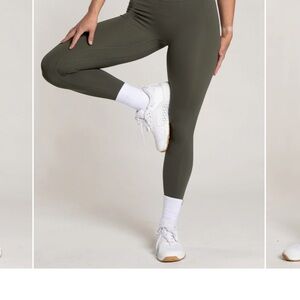 P’tula Pureluxe army green legging